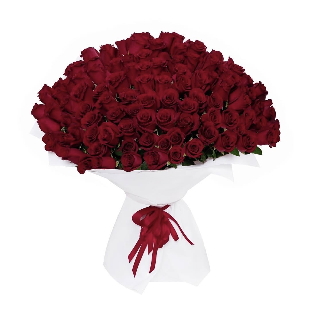 Метровые красные розыКартинка №2